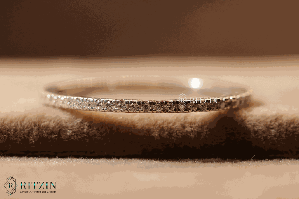 Round Shape Moissanite Full Eternity Wedding Band For Women-3.png