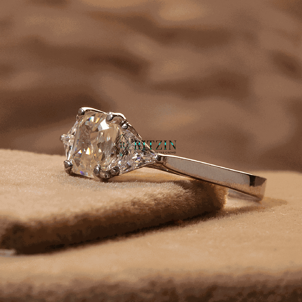 Asscher And Triangle Shape 3 Stone Engagement Ring For Women-5.png