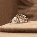 Asscher And Triangle Shape 3 Stone Engagement Ring For Women-4.png