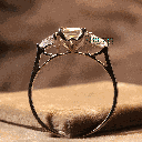 Asscher And Triangle Shape 3 Stone Engagement Ring For Women-3.png