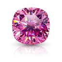 Loose Moissanite Pink Clean Cushion Cut 7.50 MM