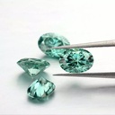 Loose Moissanite Vivid Green Clean Oval Cut 14.00 x 10.00 MM