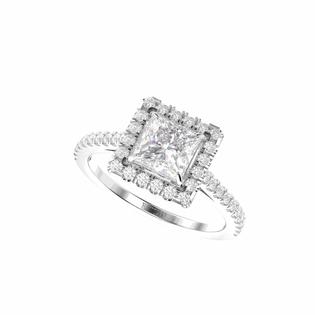 Princess Diamond Engagement Ring for Women