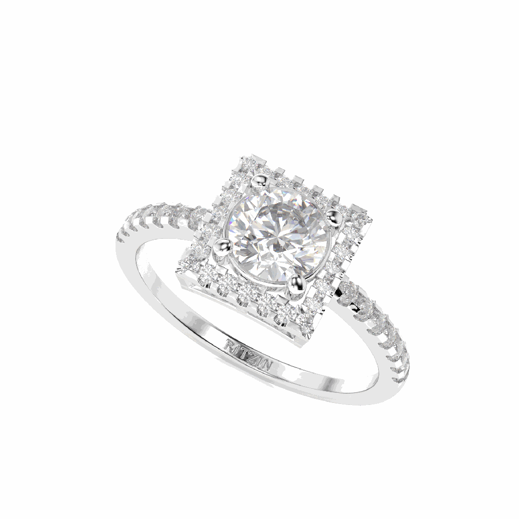 Round Diamond Women Ring