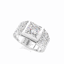 Round Diamond Men's Ring