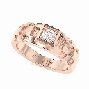  Round Diamond Men's Ring