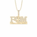 Round Diamond Hip Hop Diamond Pendant