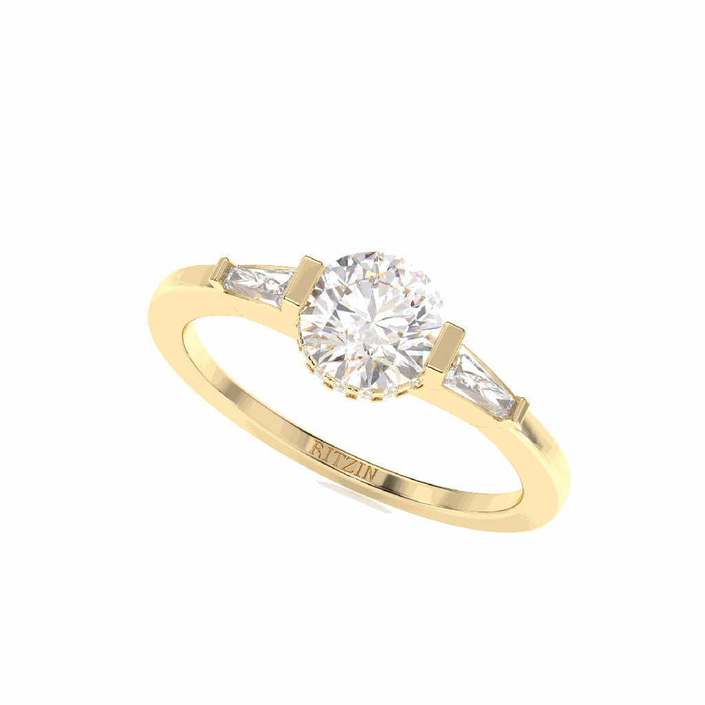 Round Diamond Engagement Ring for Women