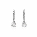Round Cut Stone Drop Dangle  Earring For Women