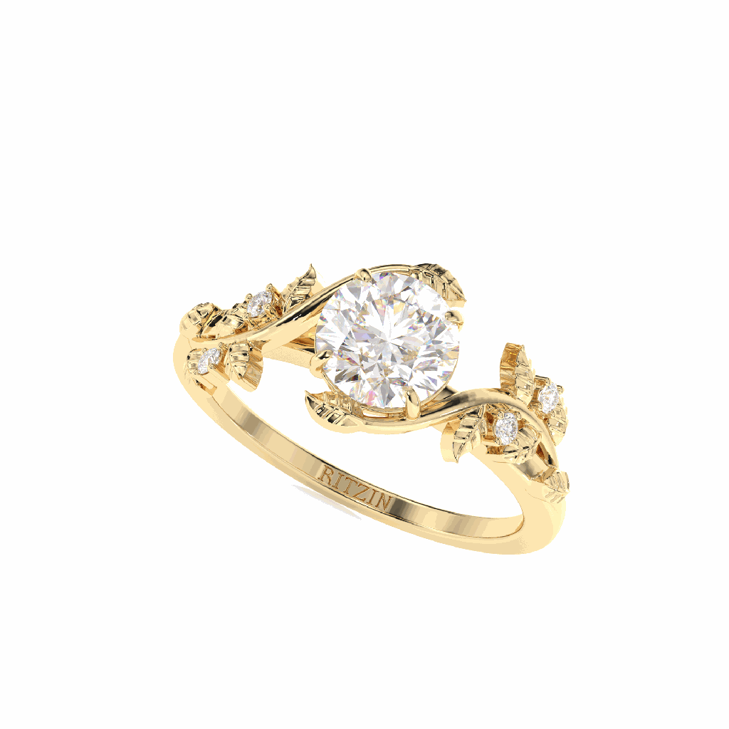 Round Diamond Engagement Ring for Women