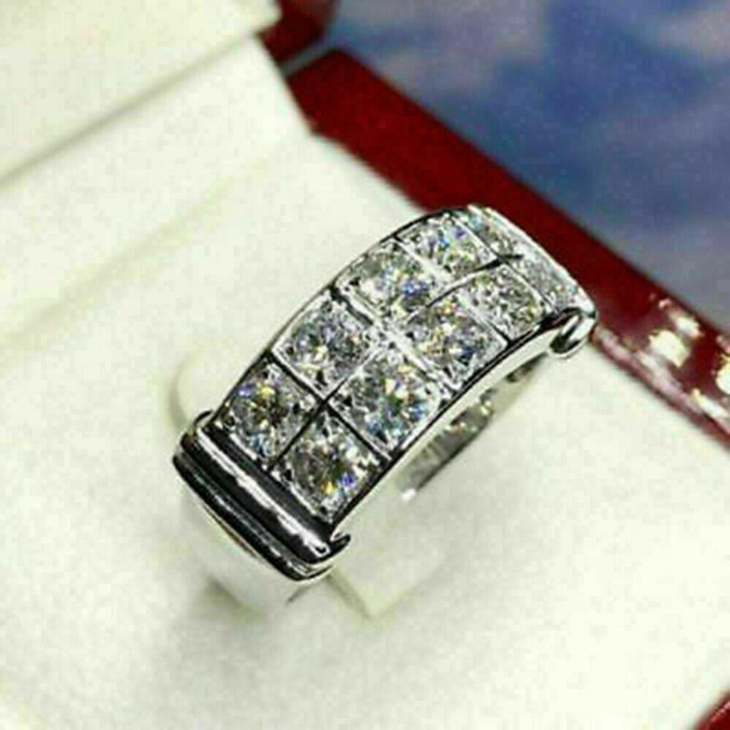 Princess Cut Stone Engagement Ring for Men