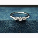 Round Cut Stone Engagement Ring for Women