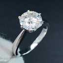 Round Engagement Ring for Women