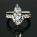 Marquise Diamond Bridal Set Ring For Women