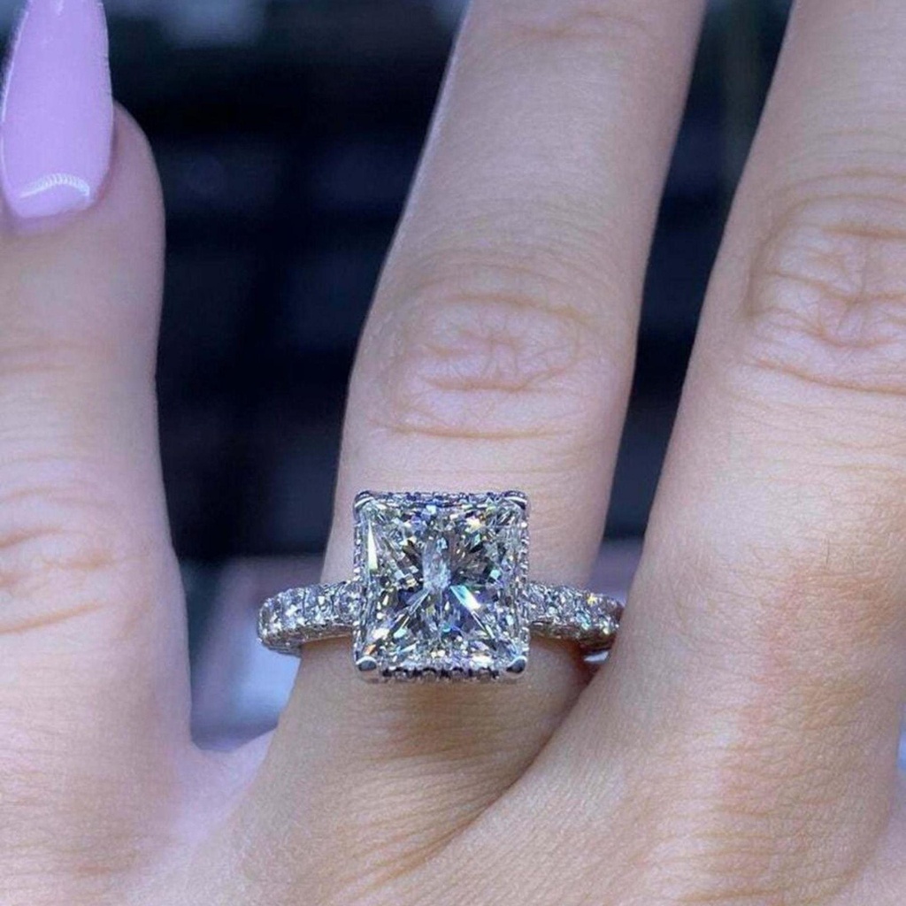 Princess Engagement Ring for Women