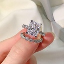 Radiant Diamond Engagement Ring For Women