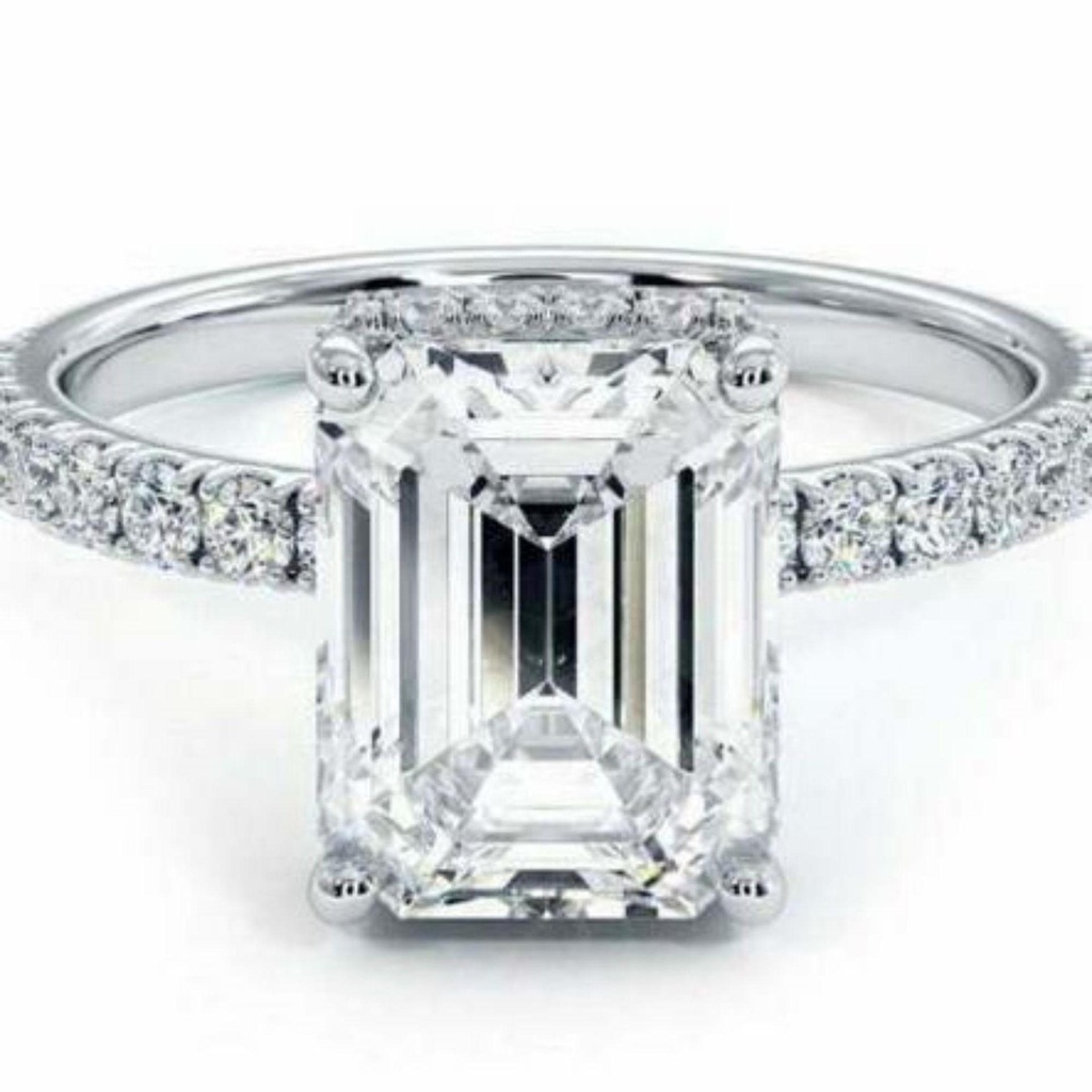 Emerald Engagement Ring for Women