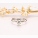 Bridal Set White Oval Cut Cubic Zirconia In 925 Sterling Silver Ring For Engagement