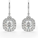 Round Diamond Earrings For Women