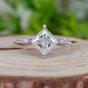 Princess Diamond Engagement Ring for Women