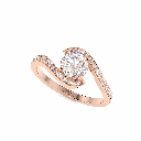 Round Diamond Engagement Ring for Women