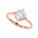 Round Diamond Engagement Ring for Women