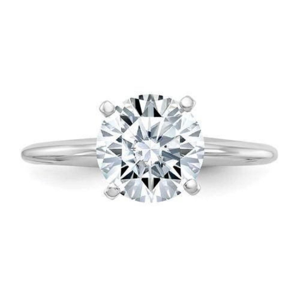Round Diamond Engagement Ring for Women