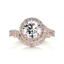 Diamond Bridal Set    -14K Rose Gold