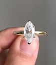 Marquise Diamond Engagement Ring for Her