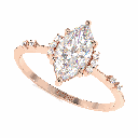 Marquise Diamond Engagement Ring for Women