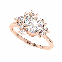 Round Diamond Engagement Ring for Women