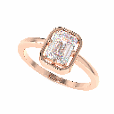 Emerald Diamond Engagement Ring for Women