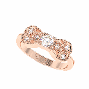 Round Diamond Fancy Engagement Ring for Women
