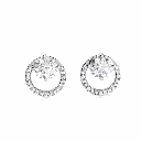 Round Diamond Earrings For Women