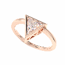 Triangle Diamond Engagement Ring for Women