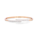  Round Diamond Luxurious Adjustable Bangle 