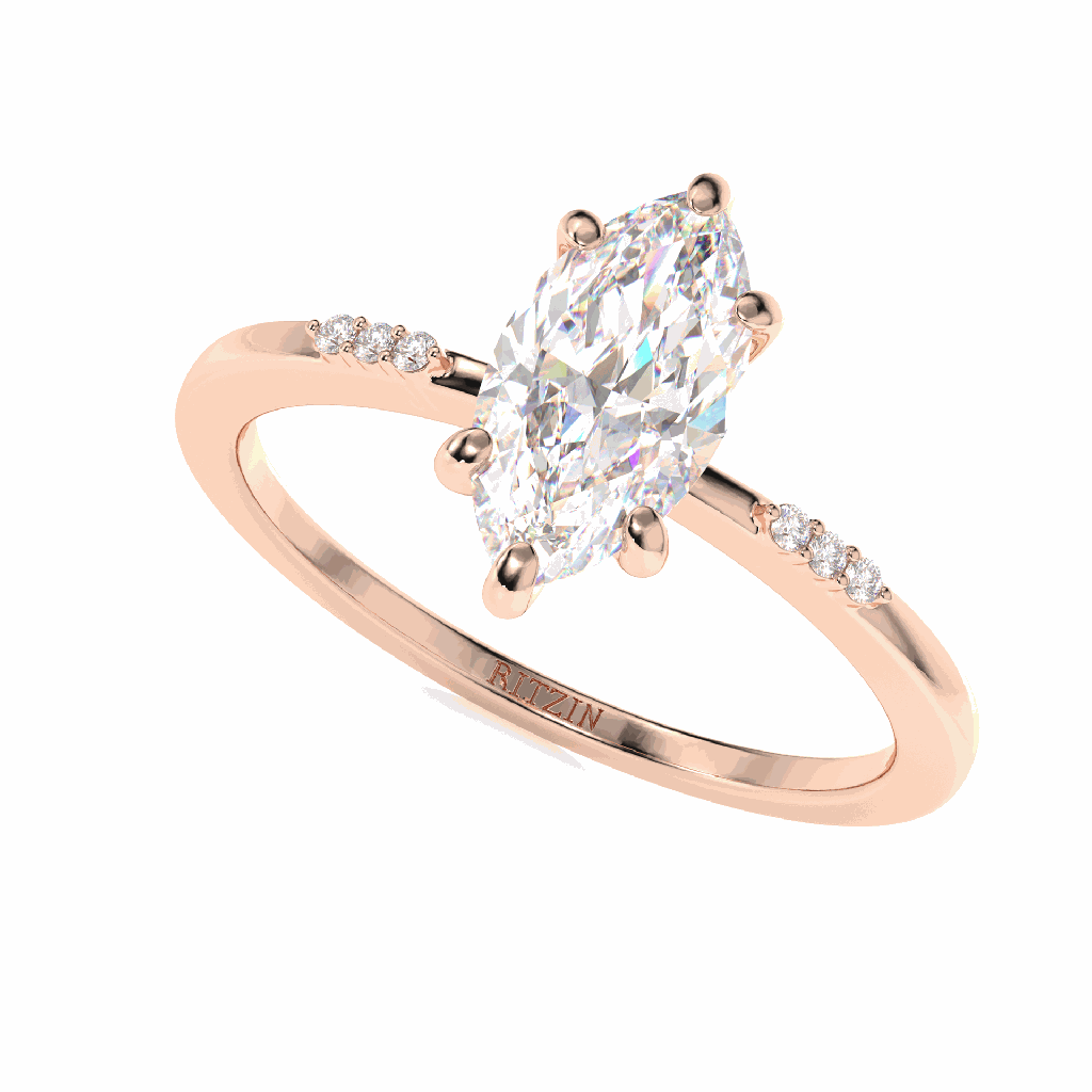 Marquise Shape Diamond Engagement Ring for Women
