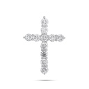  Round Diamond Cross Pendant
