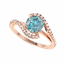 Round Diamond Engagement Ring for Women