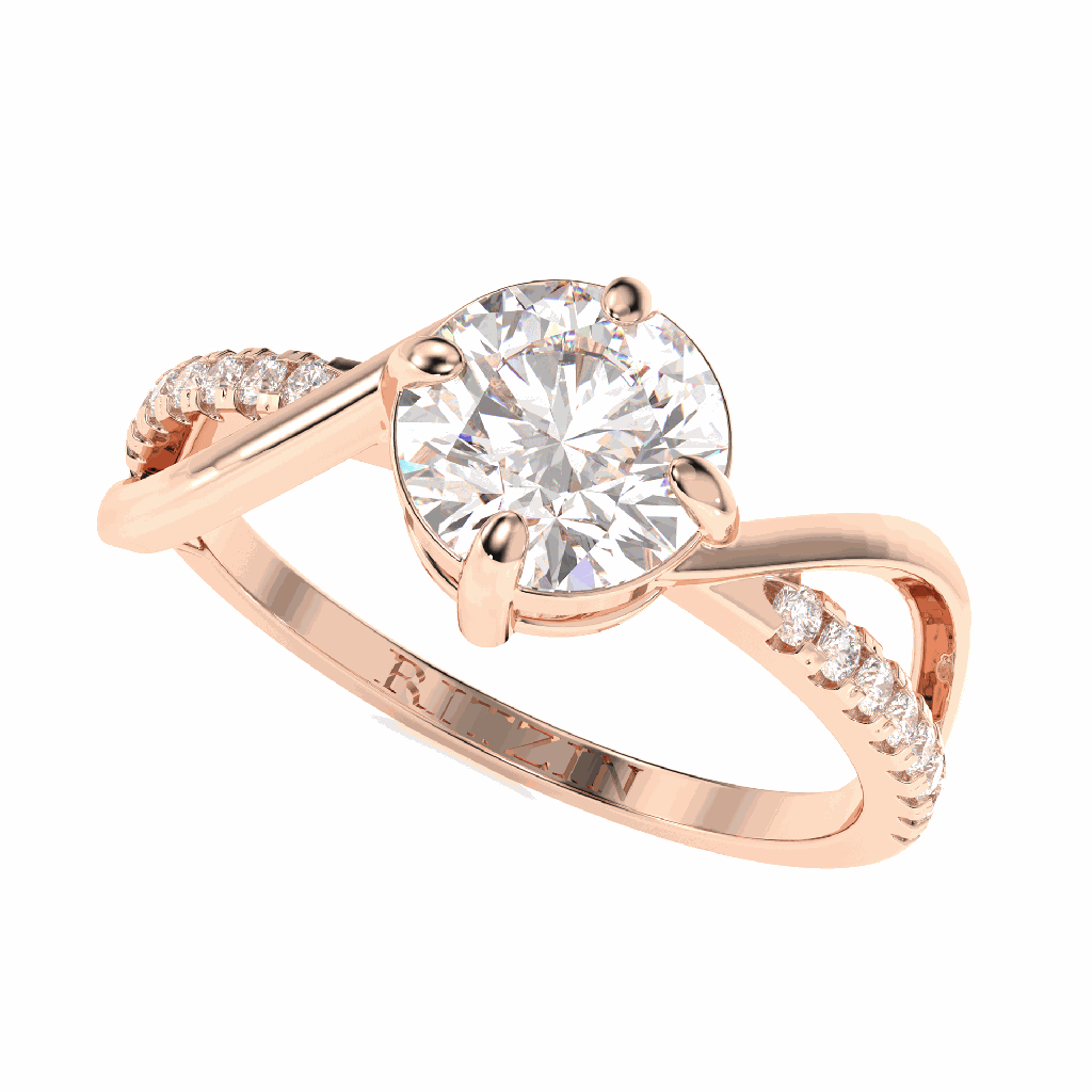 Round Diamond Engagement Ring for Women