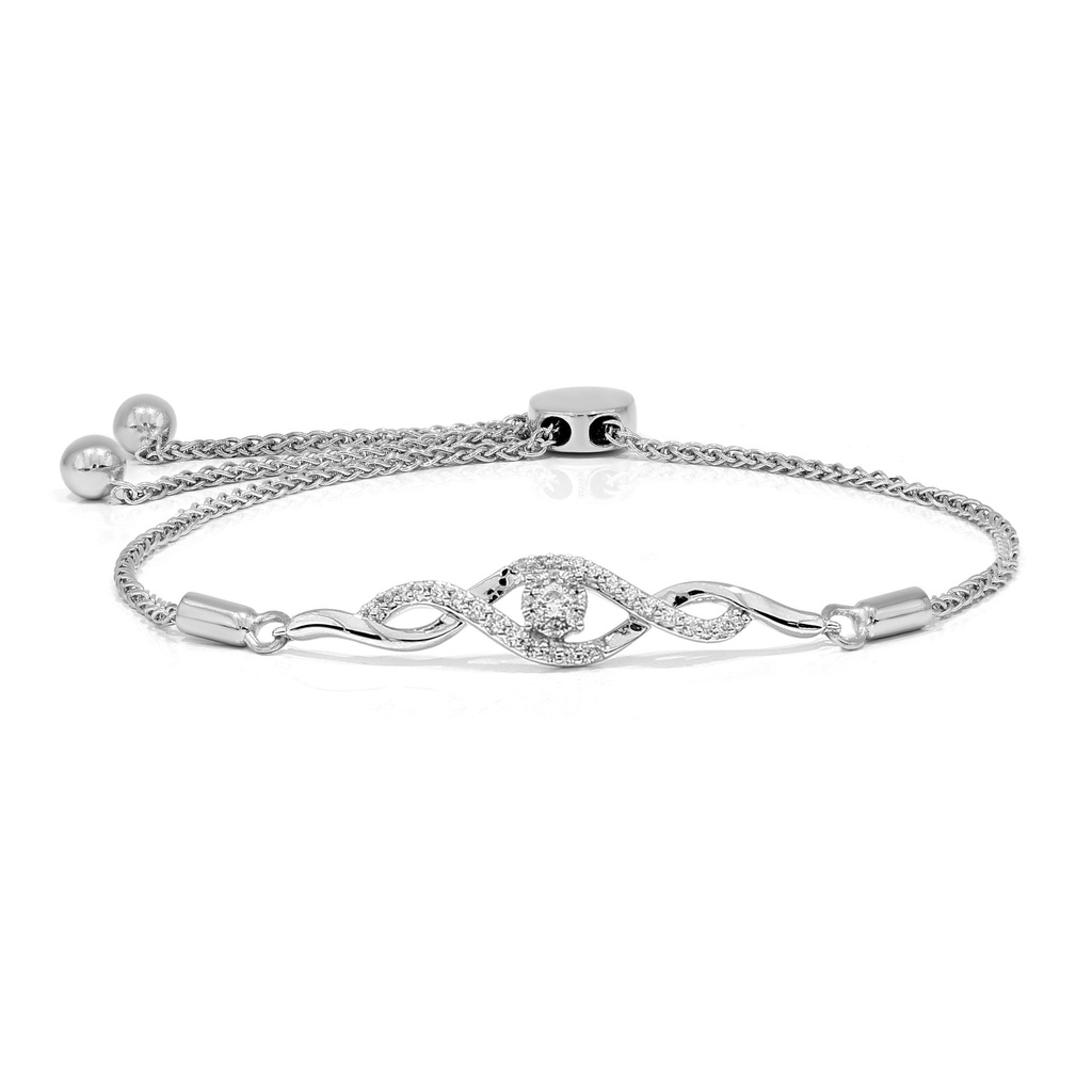  Round Diamond Spacial Bolo Bracelet 