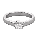  Round Cut Diamond Solitaire Wedding Band 