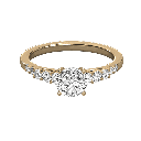  Round Cut Diamond Wedding Band 