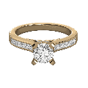 Round Cut Diamond Engagement Ring for Her