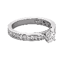  Round Diamond Solitaire Wedding Band 