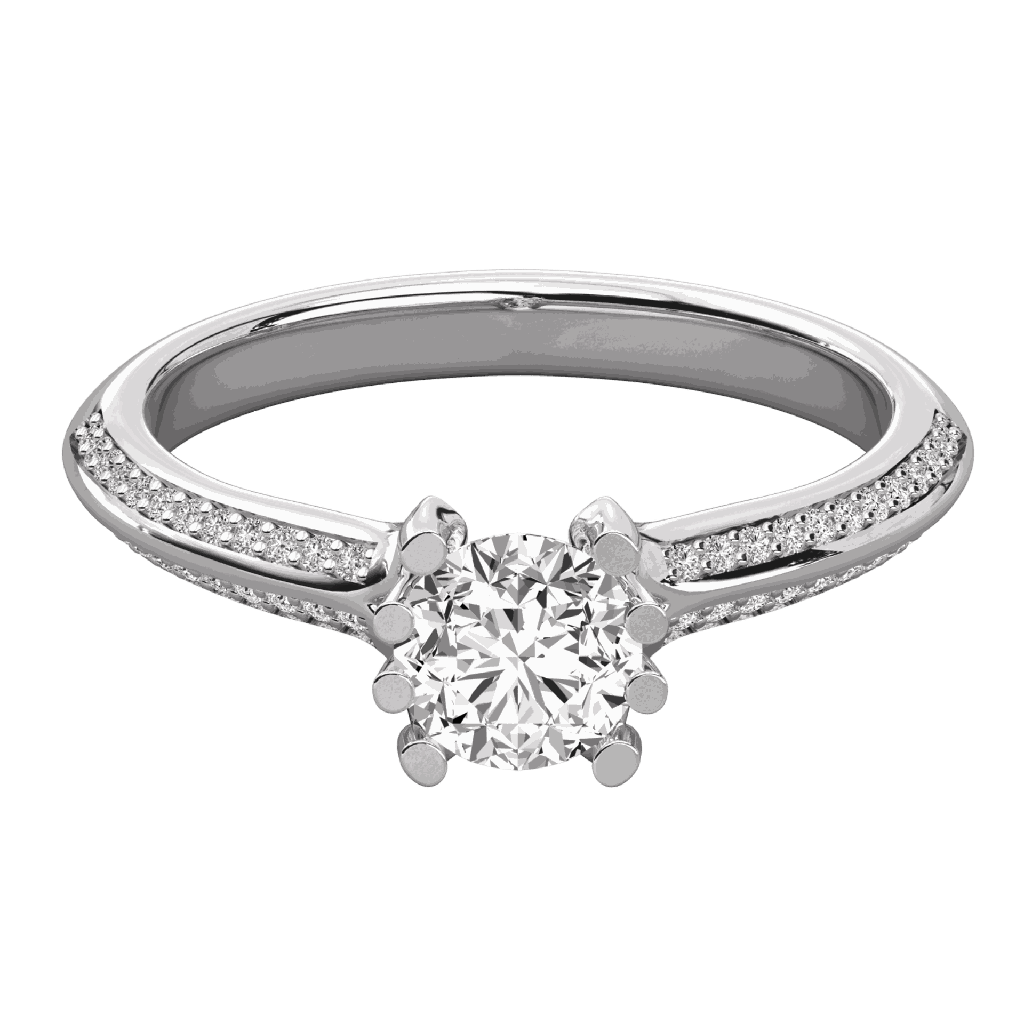  Round Diamond Solitaire Ring