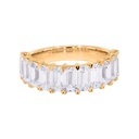  Emerald Diamond Half Eternity Wedding Band For Women