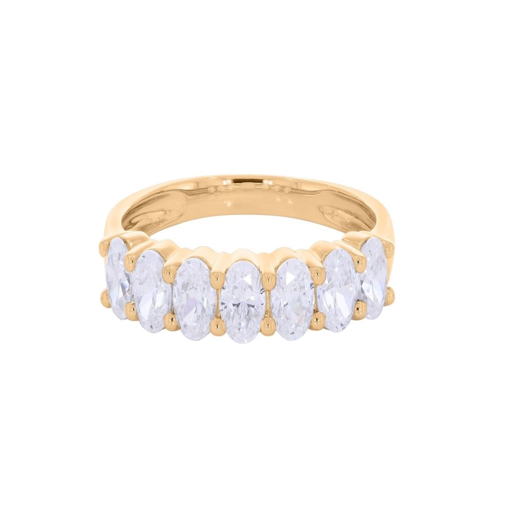  Oval Diamond Designer Wedding Band For Women