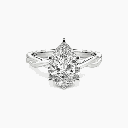  Pear Cut Diamond Twisted Engagement Ring For Women