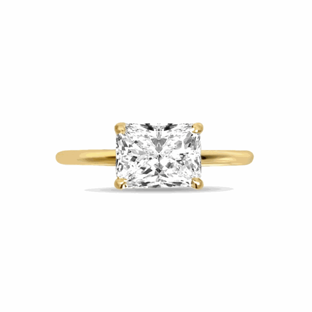  Radiant Shape Diamond Engagement Ring For Women